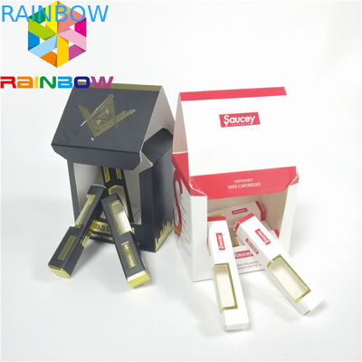 注文の新しいボール紙のクラフト紙の化粧品は贅沢な30ml香水オイルの点滴器のびんの包装箱を囲みます