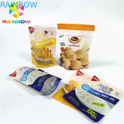 印刷される薄板にされた注文のロゴを包む耐熱性調理のレトルト プラスチック袋