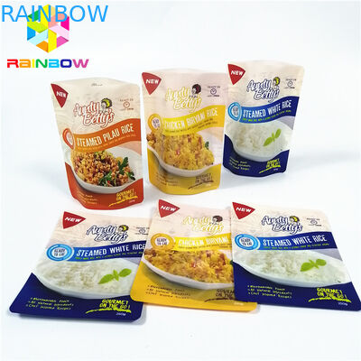 高温真空の貯蔵袋のソースによって蒸気を発する米の包装のための透明なレトルト袋