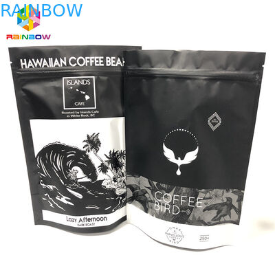 アルミ ホイル袋を印刷するグラビア印刷は挽いたコーヒー弁が付いているジッパー袋を立てます