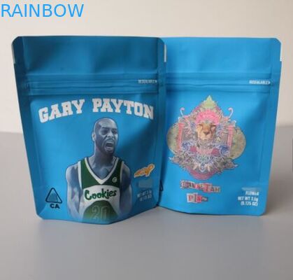 包装の臭いの証拠3.5グラムはクッキーの草の香のジッパーの雑草袋を立てます