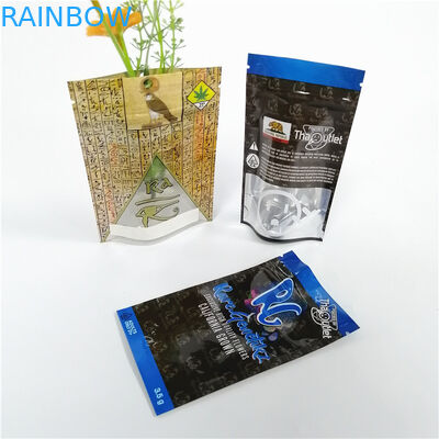 Childproofジップ ロック式の立場の袋のFDAの承認を包むジャングルの男の子の草の香