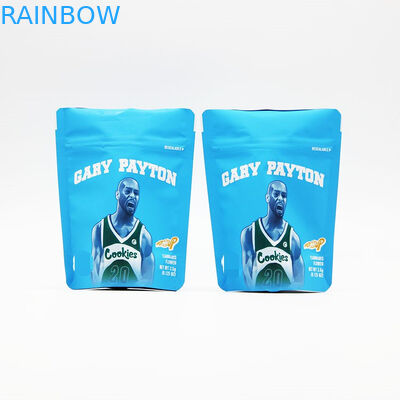 包む注文袋の草の香マイラーのクッキーはジッパーの袋を立てます