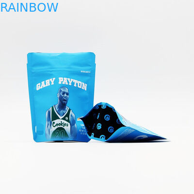 包む注文袋の草の香マイラーのクッキーはジッパーの袋を立てます