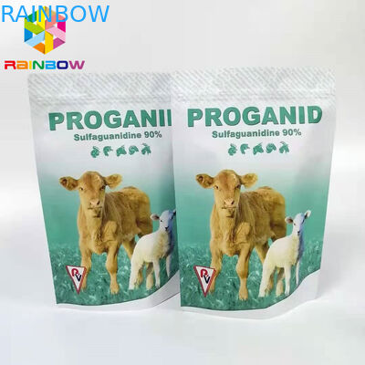 50g 100gのジッパー ロック袋20%のオキシテトラサイクリンの溶ける粉の動物の薬剤の包装