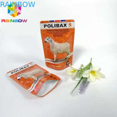 最下のガセットのアルミ ホイルの袋、Resealable飼料袋を包むドッグ フード