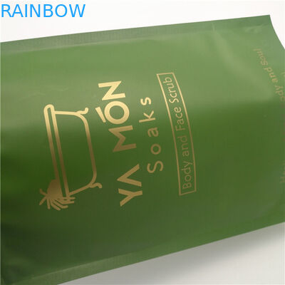 Doypackのアルミ ホイルのジップ ロック式の包装袋を立てて下さい8oz 16ozボディが浸すパッキングをごしごし洗う