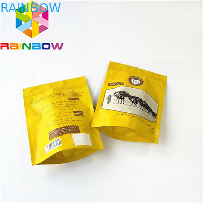 習慣はアルミ ホイルの食品包装のビーフ・ジャーキーのための袋によって薄板にされたジッパー ロックを印刷しました