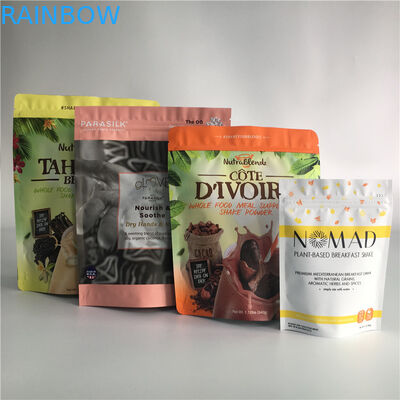 スタンドアップ式の袋の生物分解性のジッパーの上のシーリングを包むカスタマイズされた印刷されたティーバッグ