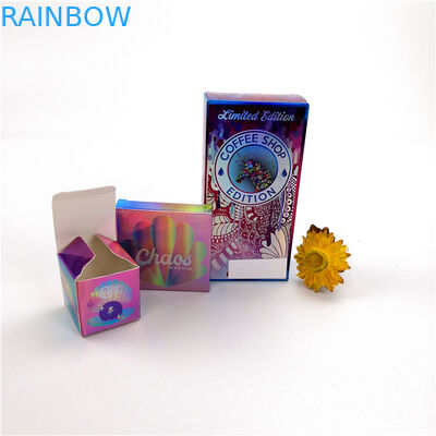 カスタマイズされるギフト用の箱ごとの多彩なまつげの化粧品のパッキングはホログラムのタイプをよじ登ります