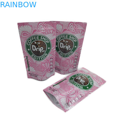 滴りのコーヒー包装の習慣はジッパーを立てます友好的な袋の臭いの証拠Ecoを印刷しました