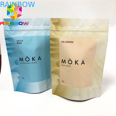 包む軽量のプラスチック袋食品等級はCbdボディのための袋をごしごし洗います立てます