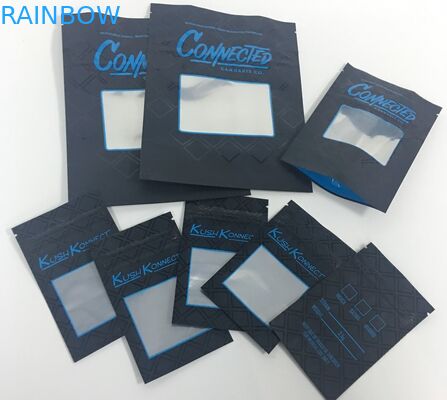 デジタル印刷の気密のジッパー ロックはアルミ ホイルCBDの粘着性の小さい袋を袋に入れます