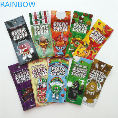 Vapeのカートリッジ アルミ ホイル包装袋のエキゾチックなカートの袋の習慣のロゴ