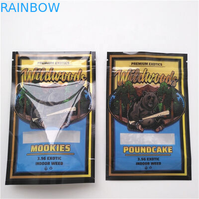 Ediblesの草の香は明確な窓との医学のマリファナのパッケージ4x6のインチを袋に入れます