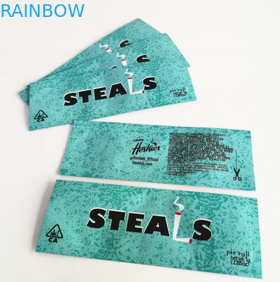 CBDの雑草のインド大麻のためのジッパーの上袋を包む3つの側面のシールのプラスチック袋