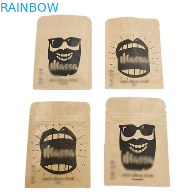 食品包装はジッパーのナットのための袋によってリサイクルされるポリ袋のZiplockを立てます