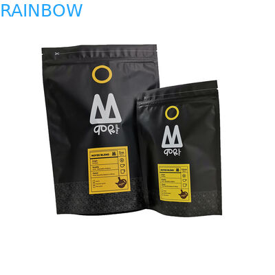 黒い茶包装の袋MOPP VMPETのPEのコーヒーK袋によってカスタマイズされるサイズを立てて下さい