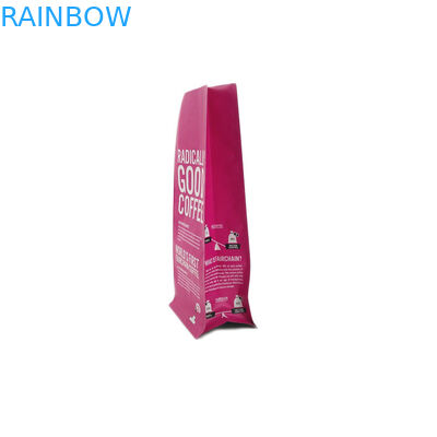 生物分解性のプラスチック ジップ ロック式の食糧パッキング袋Eのジッパーの平底のコーヒー包装