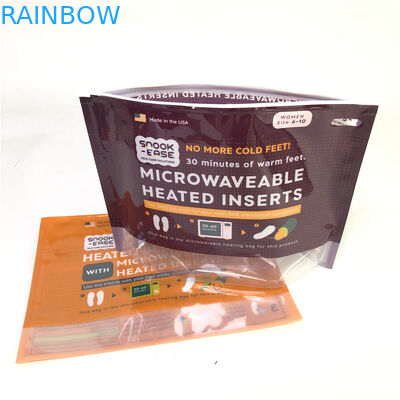 ジッパーのマイクロウェーブ袋の注文の印刷生物分解性の120-180 Micの厚さを立てて下さい