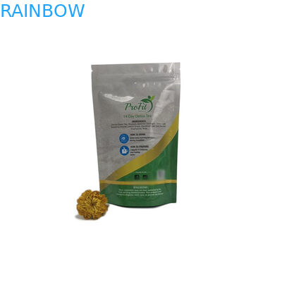 袋袋のパッキングを包むEcoの友好的なティーバッグはジッパー ロックが付いているマイラーを立てます