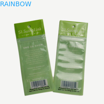 カスタマイズされる3側面によって密封されるTansparentの前部袋の健康食品のラッパーのジッパーの上