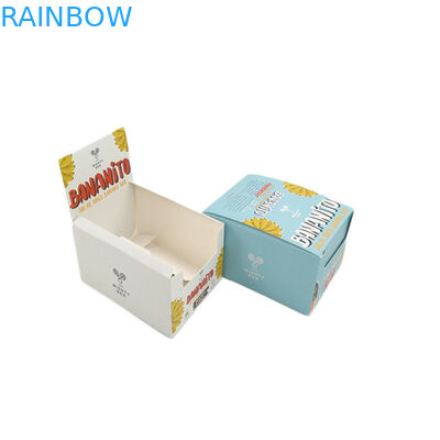 多彩な印刷の食糧貯蔵によってカスタマイズされるロゴを包む再生利用できる紙箱