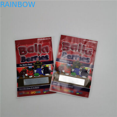 麻CBDのクッキー キャンデーくまのGummiesのパッキングを包むジッパー袋のプラスチック袋