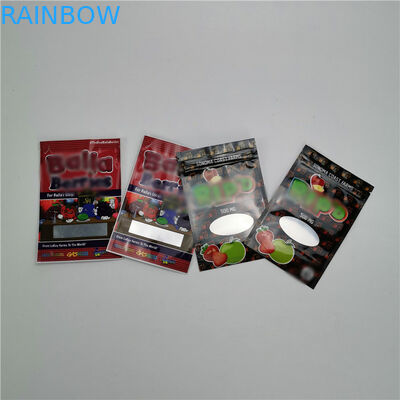 100%の有機性工業用大麻CBDの粘着性のパッキングを包む小さい袋のプラスチック袋