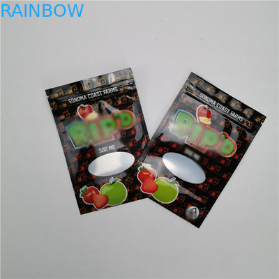 100%の有機性工業用大麻CBDの粘着性のパッキングを包む小さい袋のプラスチック袋