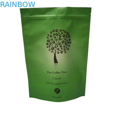 Doypackのジップ ロック式のコーヒー マイラーを包むアルミ ホイル ホイルの袋はマットの表面を袋に入れます