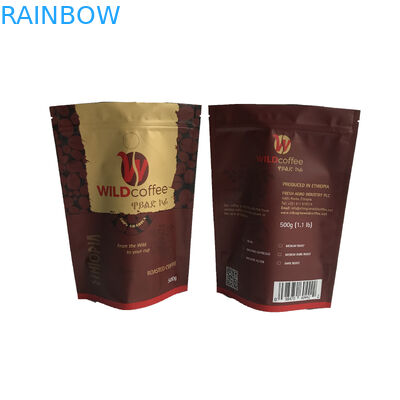 Doypackのジップ ロック式のコーヒー マイラーを包むアルミ ホイル ホイルの袋はマットの表面を袋に入れます