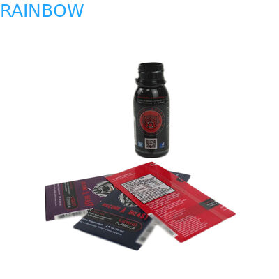 光沢のあるラミネーションの収縮の袖はペット/ポリ塩化ビニールをプラスチックびんのコップと非有毒分類します