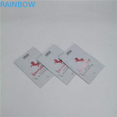 注文のアルミ ホイルは袋、3つの食糧キャンデーの種の磨き粉のための側面によってを密封される袋立てます