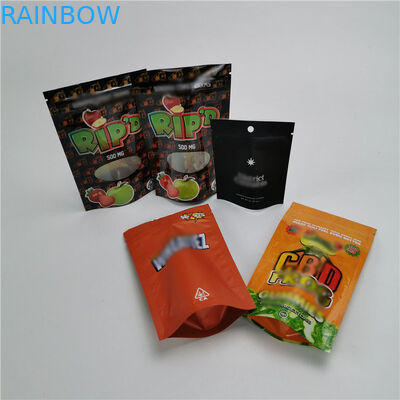 無光沢の明確包む袋臭いの証拠の子供抵抗力がある袋のジッパーの上を立てます