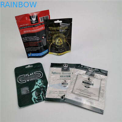 プラスチック キャンデーのクッキーの包装は袋の臭いの証拠の子供の抵抗力がある出口袋を立てます