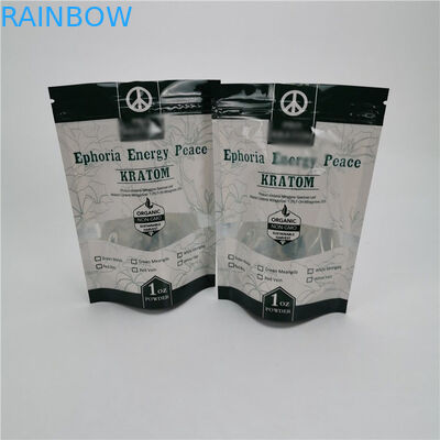 Ecoの臭いの証拠のジッパー ロックCBDオイルの雑草の麻袋を包む友好的なプラスチック袋