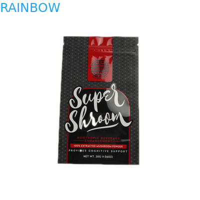 アルミ ホイルが立つ光沢のある終わりは袋に入れます