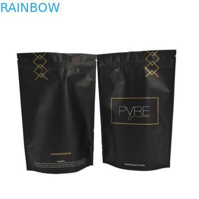 無光沢のブラック・コーヒーによって薄板にされるホイルの袋の包装