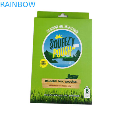 小売りの表示によってリサイクルされるハンガーの穴のボール紙包装箱