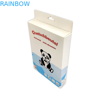 折り畳み式のハンガーの穴350gのボール紙のペーパー包装箱