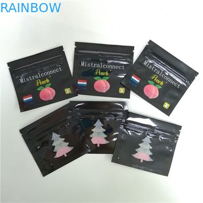 平らな3.5g子供の証拠のZiplock袋を印刷するグラビア印刷