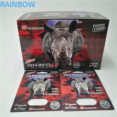 習慣によって印刷されるプラスチック サイの丸薬まめカード パッキング