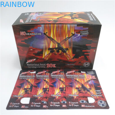 習慣によって印刷されるプラスチック サイの丸薬まめカード パッキング