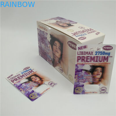 習慣によって印刷されるプラスチック サイの丸薬まめカード パッキング