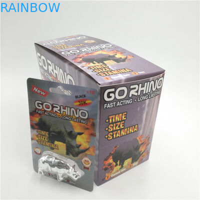 無光沢/光沢のある表面PPのプラスチックまめのカード箱