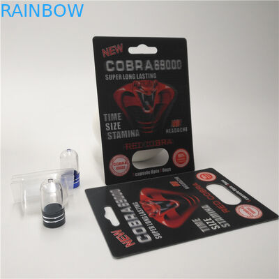 無光沢/光沢のある表面PPのプラスチックまめのカード箱