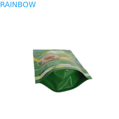 Resealableジッパー ロックの光沢のある表面の茶包装の袋