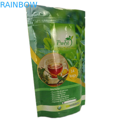 光沢のある終わりのジッパーのロックによって薄板にされるホイルは袋に入れます立ちます