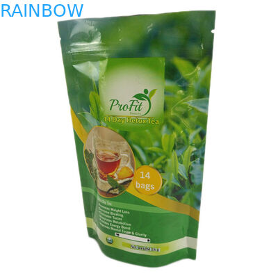 光沢のある終わりのジッパーのロックによって薄板にされるホイルは袋に入れます立ちます